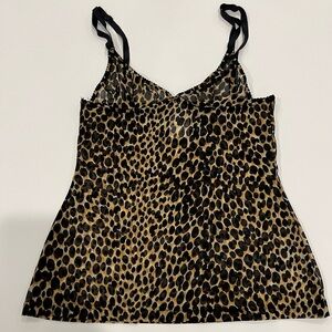 Dolce & Gabbana leopard sheer tank top vintage